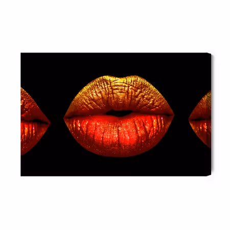 Canvastavla - Painted Lips