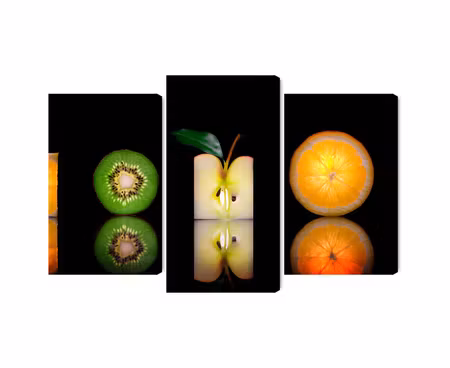 Canvastavla - Multipart Fruit Halves