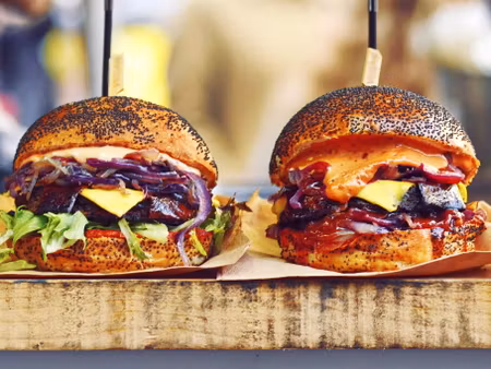 Canvastavla - Multipart Vegan Burgers