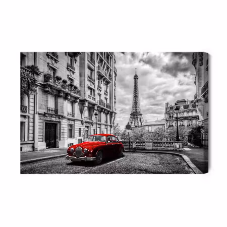Canvastavla - Paris Black and White