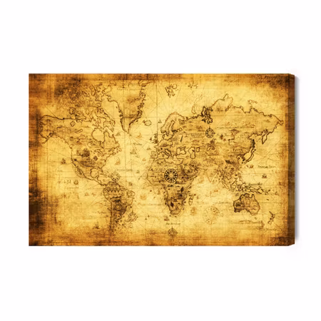 Canvastavla - Ancient World Map