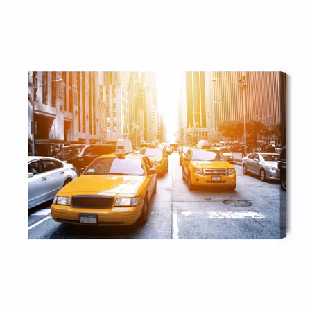 Canvastavla - New York City Taxis D