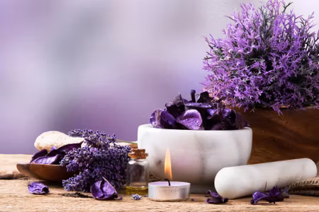 Canvastavla - Lavender Relaxation Set