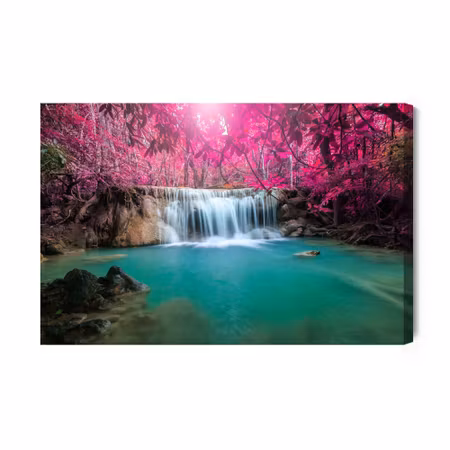 Canvastavla - Beautiful Waterfall in Thailand