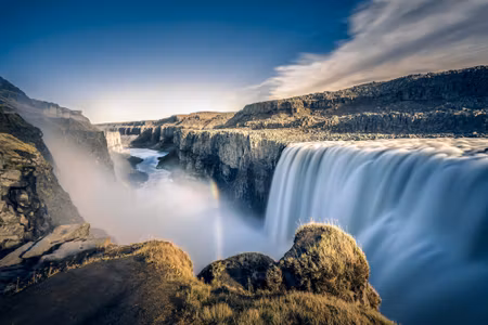 Canvastavla - Dettifoss Waterfall in Iceland