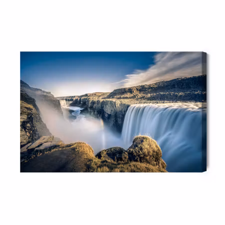 Canvastavla - Dettifoss Waterfall in Iceland