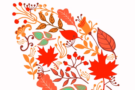 Canvastavla - Colorful Autumn Leaves