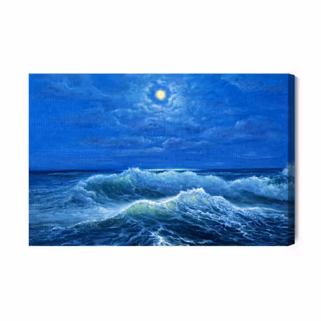 Canvastavla - Waves At Sea