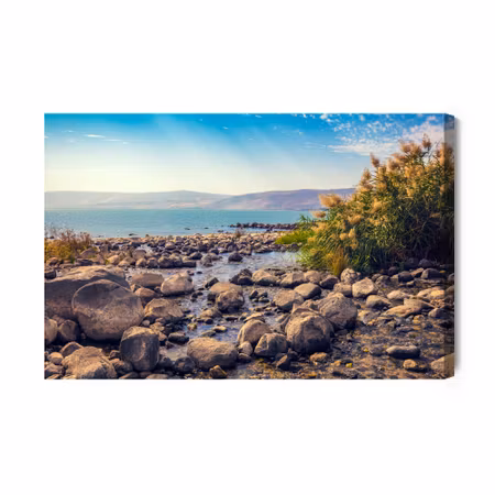 Canvastavla - Sea and Mountain Landscape