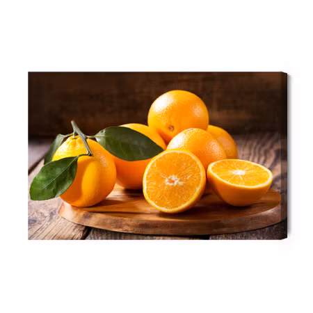 Canvastavla - Juicy Oranges