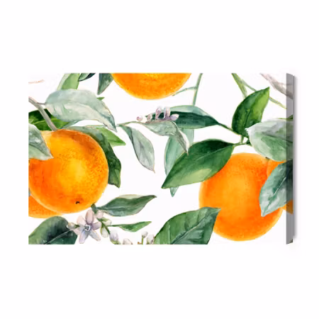 Canvastavla - Oranges on the Branches