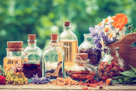 Canvastavla - Spice Bottles