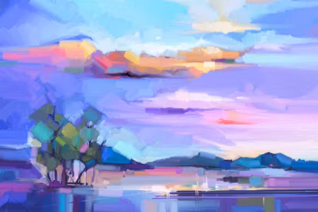 Canvastavla - The Abstract Landscape