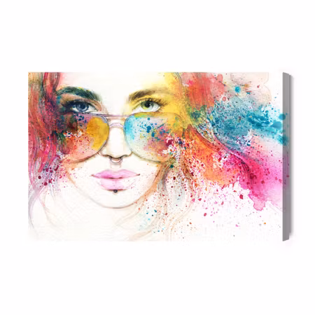 Canvastavla - Woman in Sunglasses