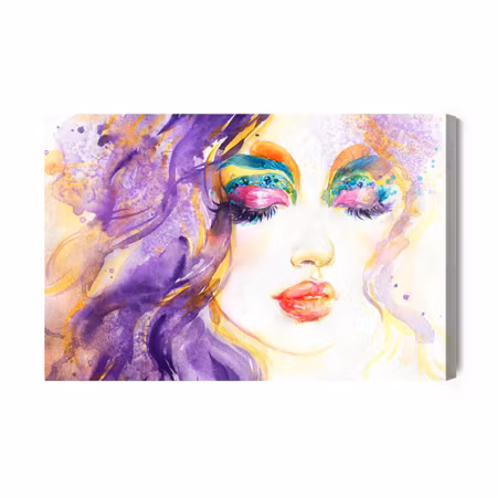 Canvastavla - Abstract Female Portrait