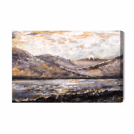 Canvastavla - Abstract Mountain Landscape