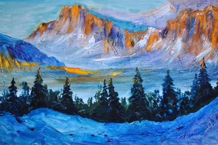 Canvastavla - Colorado Mountain Landscape