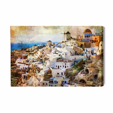 Canvastavla - Architecture of Santorini