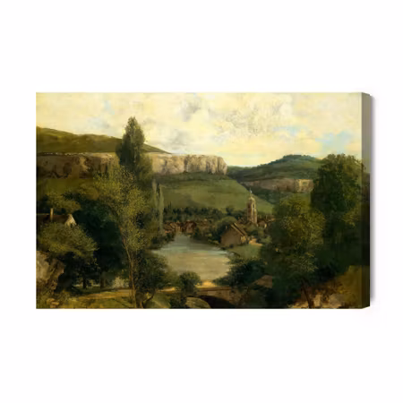 Canvastavla - Gustave Courbet Amp Quot Ornans