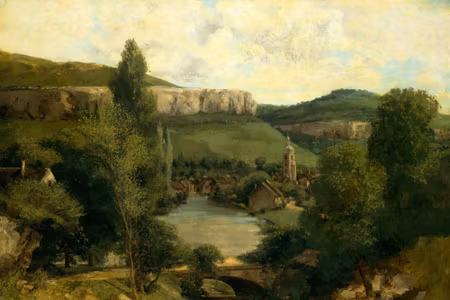Canvastavla - Gustave Courbet Amp Quot Ornans