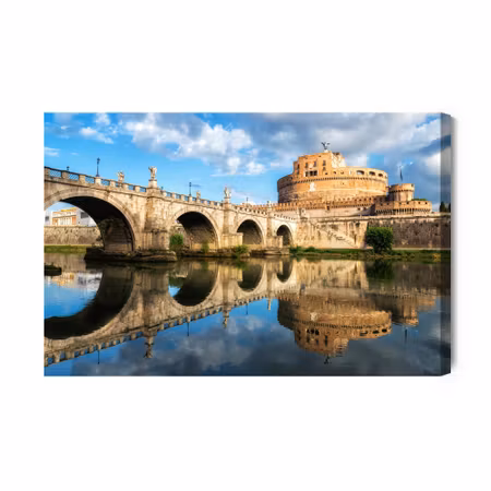 Canvastavla - Castle of St Angelo in Rome D