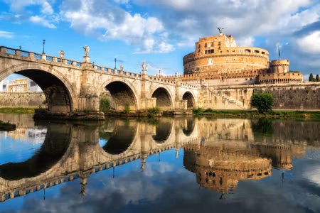 Canvastavla - Castle of St Angelo in Rome D