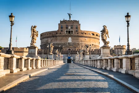 Canvastavla - D View of the Castle of St Angelo