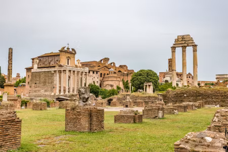 Canvastavla - D View of the Roman Forum