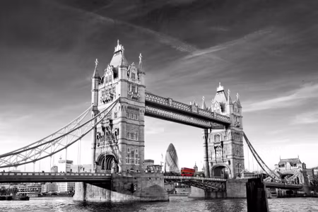 Canvastavla - View of the Tower Bridge