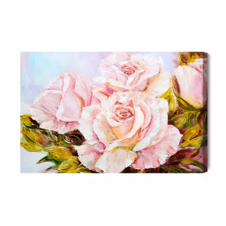 Canvastavla - Roses As Painted
