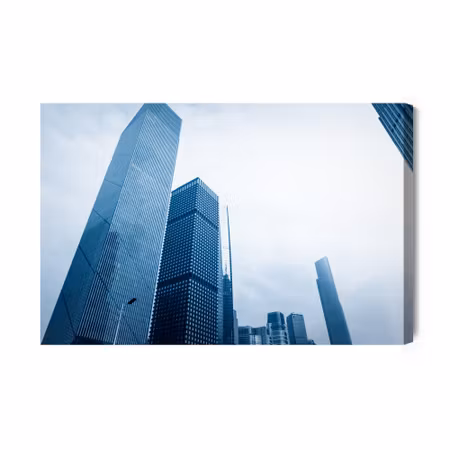 Canvastavla - Modern Skyscrapers Hong Kong