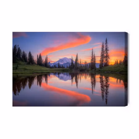 Canvastavla - Tipsoo Lake Usa