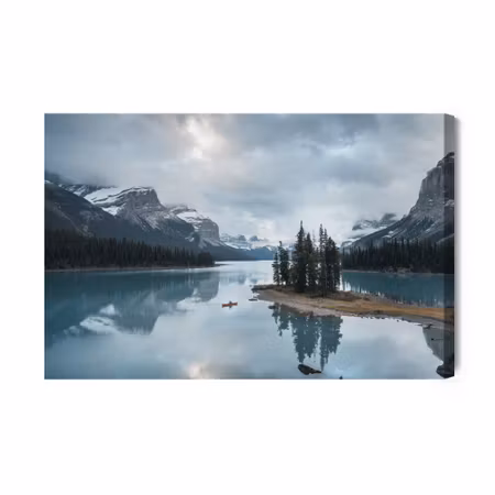 Canvastavla - Lake Maligne Canada