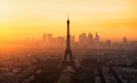 Canvastavla - View of Paris
