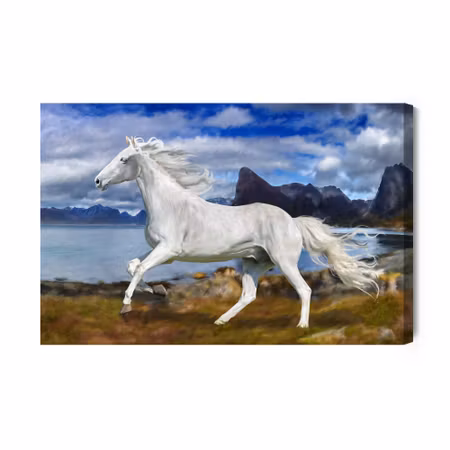Canvastavla - Horse At a Gallop