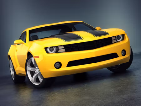 Canvastavla - Yellow Sports Car