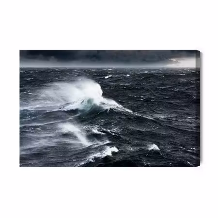 Canvastavla - Rough Sea