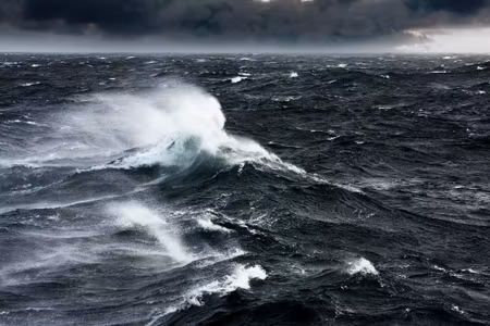 Canvastavla - Rough Sea