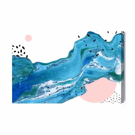 Canvastavla - Abstract Waves