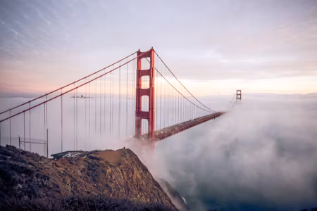 Canvastavla - Bridge Golden Gate San Francisco