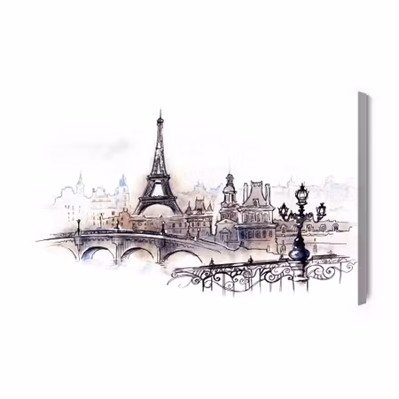 Canvastavla - Beautiful City Paris