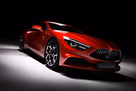 Canvastavla - Red Sports Car