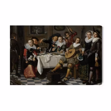 Canvastavla - Isack Elyas Amp Quot Merry Company