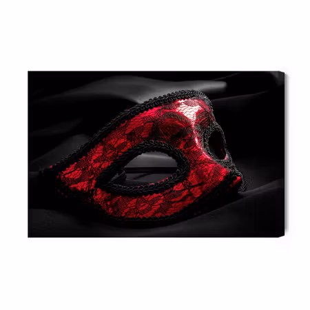 Canvastavla - Red Carnival Mask