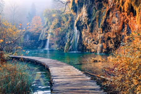 Canvastavla - Multipart Plitvice Lakes National
