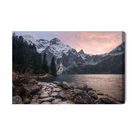 Canvastavla - Majestic Mountain Landscape