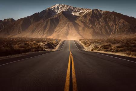 Canvastavla - Mountain Road