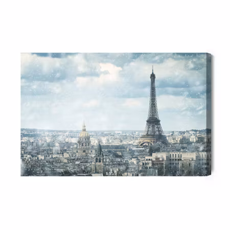 Canvastavla - View on Paris
