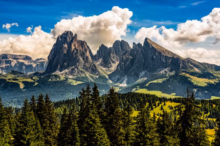 Canvastavla - Multipart View of the Italian