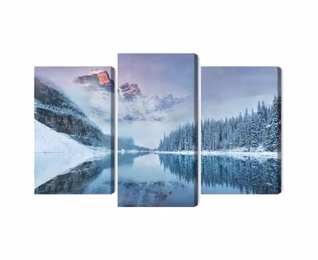 Canvastavla - Multipart Canadian Moraine Lake on